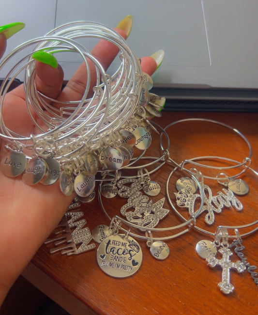 Silver Freestyle Charm Bracelets