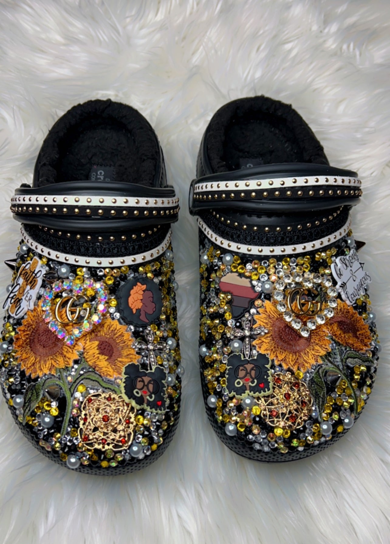 Custom Bedazzled Crocs