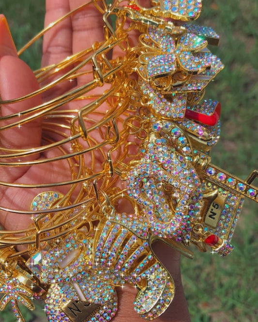 Gold Freestyle Charm Bracelets