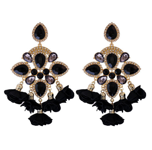 Midnight Glam Statement Earrings