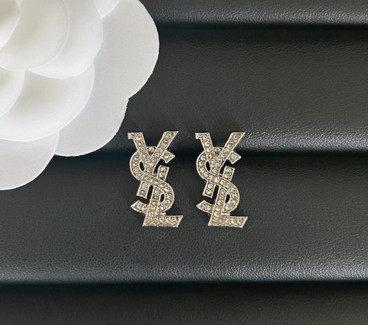 Crystal Glam Statement Studs